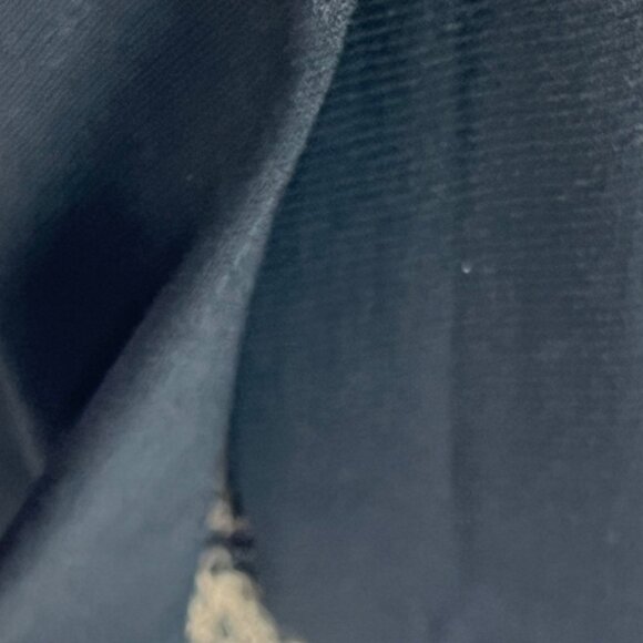 Eva Franco Tweed Sheath Cap Sleeve Dress Size 4 Black Side Panels - Picture 8 of 9